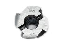 Зенкер насадной 47,6 ВК8 L=50мм dпос=19мм ХЗТМ им.Малышева