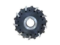 Фреза трехсторонняя 160х18х40 Z=18 со вставными рифлеными ножами Р6М5 ГОСТ 1669-78 Фреза трехсторонняя 160х18х40 Z=18 со вставными рифлеными ножами Р6М5 ГОСТ 1669-78