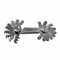 Шаблон резьбовой метрический (резьбомер) (0,4-6) 60 гр. (20шт) Beltools Шаблон резьбовой метрический (резьбомер) (0,4-6) 60 гр. (20шт) Beltools