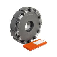 Фреза торцовая 200 с механическим креплением 5гр пл-н PN.. 110408 Z=12 dпос=50мм AF167-R200.09.12.B50 (2214-0277) ГОСТ 26595-85 +комплект 5гр пл-н PNMM 110408 KN30 (аналог ВК8, В35) «Русский Инструмент» (РИ)