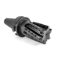 Фреза торцово-цилиндрическая 80x90x270 "кукуруза" с механическим креплением 4гр пл-н ZPCW 2004APTR, SPCW 1204APTN Z=6 к/х конус 7:24 50 тип J AH190-R080.090.03.BT50 NOX «Русский Инструмент» (РИ)