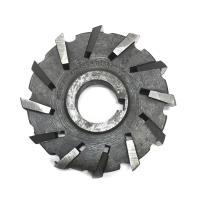 Фреза трехсторонняя 100х14х27 Z=12 со вставными рифлеными ножами Р6М5 ГОСТ 1669-78 БелФрез Фреза трехсторонняя 100х14х27 Z=12 со вставными рифлеными ножами Р6М5 ГОСТ 1669-78 БелФрез