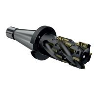 Фреза торцово-цилиндрическая 100x150x315 "кукуруза" с механическим креплением 4гр пл-н APKT 11T304 Z=6 к/х исп1 конус 7:24 50 AH290-R100.150.06.K50 «Русский Инструмент» (РИ)