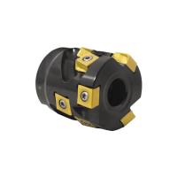 Фреза торцово-цилиндрическая насадная 50x31,5x55 "кукуруза" с механическим креплением тангенциально расположенных 4гр пл-н LNHQ 1206 Z=3 dпос=22 AH590-R050.31.03.A22 «Русский Инструмент» (РИ)