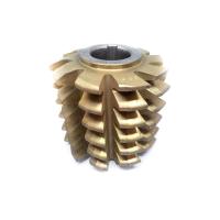 Фреза червячная М4,5 B Р18 20гр. (3гр.02 мин.) 100x90x32 мм износостойкое покрытие Фреза червячная М4,5 B Р18 20гр. (3гр.02 мин.) 100x90x32 мм износостойкое покрытие