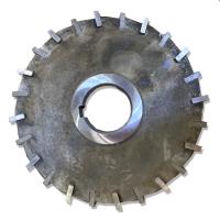 Фреза трехсторонняя 200х32х50 Z=24 со вставными гладкими ножами Р6М5 (запресованные ножи) Сестрорецкий ИЗ Фреза трехсторонняя 200х32х50 Z=24 со вставными гладкими ножами Р6М5 (запресованные ножи) Сестрорецкий ИЗ