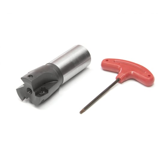 Фреза концевая 40 с механическим креплением 4гр пл-н APKT 1604.. Z=3 ц/х Weldon=32 СОЖ AE390-R040.16.03.W32.C «Русский Инструмент» (РИ)