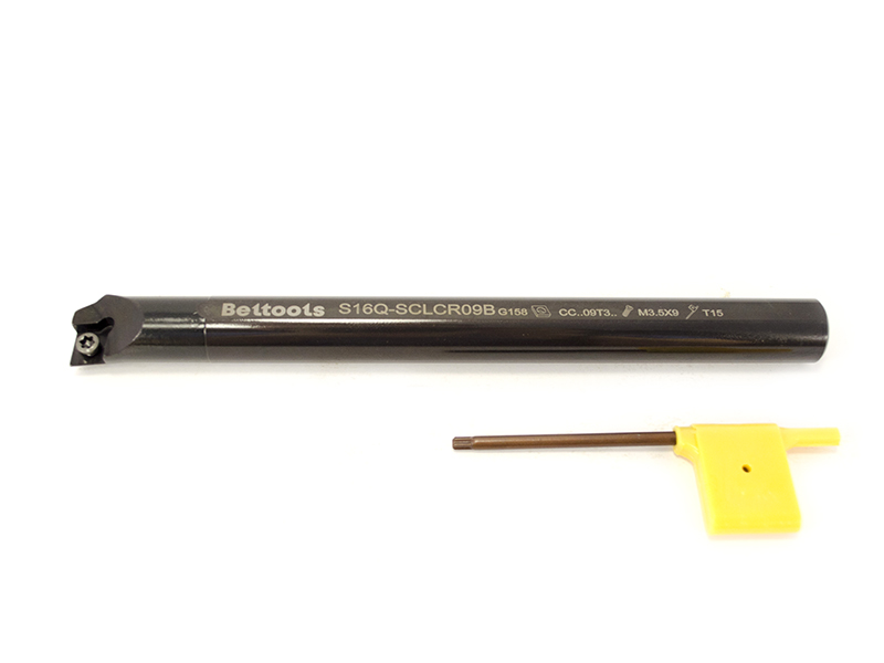 Резец расточной с ромбической пластиной D=16 L=180 S16Q SCLCR 09 «Русский Инструмент» (РИ) Резец расточной с ромбической пластиной D=16 L=180 S16Q SCLCR 09 «Русский Инструмент» (РИ)