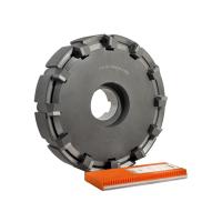 Фреза торцовая 160 с механическим креплением 5гр пл-н PN.. 110408 Z=10 dпос=50мм AF167-R160.09.10.B50 (2214-0275) ГОСТ 26595-85 +комплект 5гр пл-н PNMM 110408 KN30 (аналог ВК8, В35) «Русский Инструмент» (РИ)