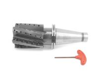 Фреза торцово-цилиндрическая 100x109x285 "кукуруза" с механическим креплением 4гр пл-н ZPCW 2004APTR, SPCW 120408 Z=6 к/х исп3 конус 7:24 50 «Русский Инструмент» (РИ)