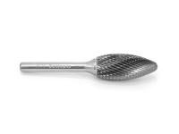 Борфреза пламевидная (H) 16х36х82 твердосплавная ВК8 dхв-ка=6 мм Х-образная насечка Beltools Борфреза пламевидная (H) 16х36х82 твердосплавная ВК8 dхв-ка=6 мм Х-образная насечка Beltools