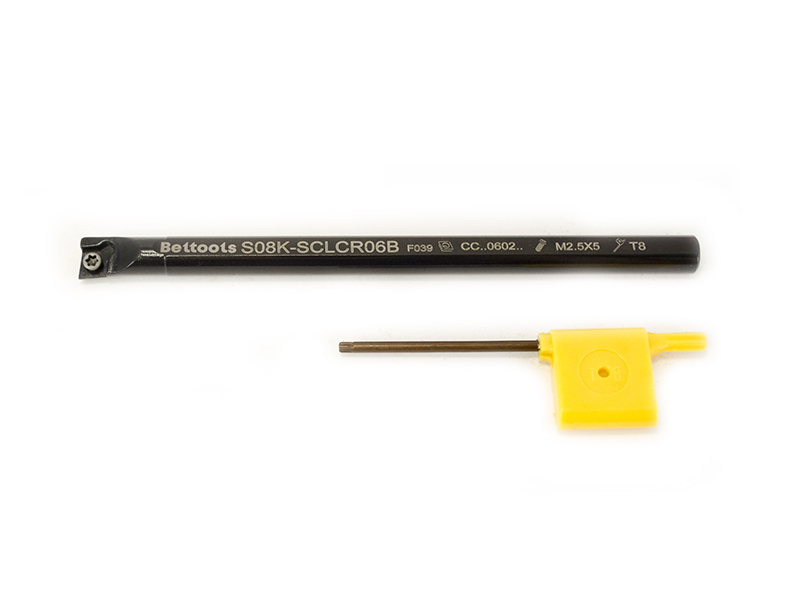 Резец расточной с ромбической пластиной D=8 L=125 S08K SCLCR 06 «Русский Инструмент» (РИ) Резец расточной с ромбической пластиной D=8 L=125 S08K SCLCR 06 «Русский Инструмент» (РИ)