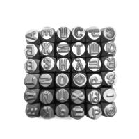 Клеймо буквенное 6 сталь 36 шт Клеймо буквенное 6 сталь 36 шт