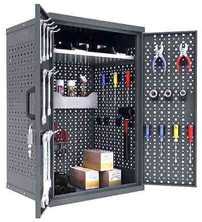 Настенный шкаф для хранения инструмента