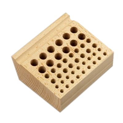 Деревянный органайзер для сверл и фрез