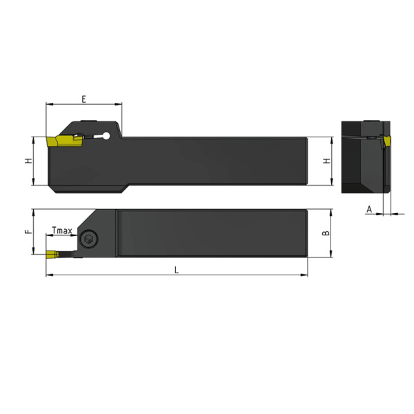 Резец для отрезания, продольного и поперечного точения 16х16х100 TTEL1616-2T17 левый «Русский Инструмент» (РИ) Резец для отрезания, продольного и поперечного точения 16х16х100 TTEL1616-2T17 левый «Русский Инструмент» (РИ)