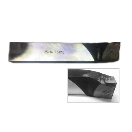 Резец подрезной отогнутый 25х16х140 Т5К10 левый Храпуновский ИЗ Резец подрезной отогнутый 25х16х140 Т5К10 левый Храпуновский ИЗ