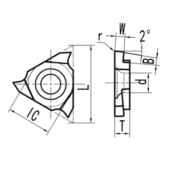 Пластина для прорезки глубоких канавок левая TGF32L050L220 N20 «Русский Инструмент» (РИ) Пластина для прорезки глубоких канавок левая TGF32L050L220 N20 «Русский Инструмент» (РИ)