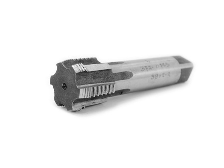 Метчик М39х2 машинно-ручной Р6М5 глухой шахматный L=150мм исп1 ХЗТМ им. Малышева