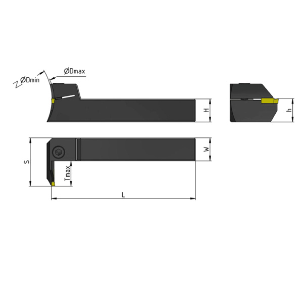 Резец для обработки торцевых канавок 20х20х125 MGFVL320-112/200-T15 левый «Русский Инструмент» (РИ) Резец для обработки торцевых канавок 20х20х125 MGFVL320-112/200-T15 левый «Русский Инструмент» (РИ)