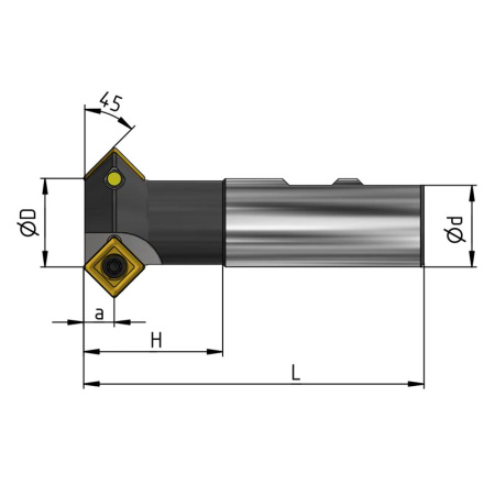 Фреза фасочная 25 с механическим креплением 4гр пл-н SP.. 120408 Z=2 ц/х Weldon=25 AE445-R025.07.02.W25 NOX «Русский Инструмент» (РИ) Фреза фасочная 25 с механическим креплением 4гр пл-н SP.. 120408 Z=2 ц/х Weldon=25 AE445-R025.07.02.W25 NOX «Русский Инструмент» (РИ)