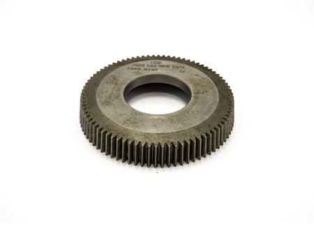 Долбяк дисковый М1,25 Z=80 А Р6М5 dо=100мм (2530-0195) 20гр dпос=44,45мм Чаренцаванский ИЗ Долбяк дисковый М1,25 Z=80 А Р6М5 dо=100мм (2530-0195) 20гр dпос=44,45мм Чаренцаванский ИЗ