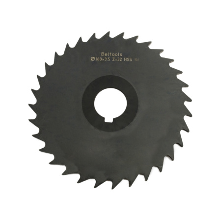 Фреза прорезная 160х3,5х32 Z=32 тип 3 со ступицей и ш/п HSS Nit ГОСТ 2679-93 Beltools Фреза прорезная 160х3,5х32 Z=32 тип 3 со ступицей и ш/п HSS Nit ГОСТ 2679-93 Beltools