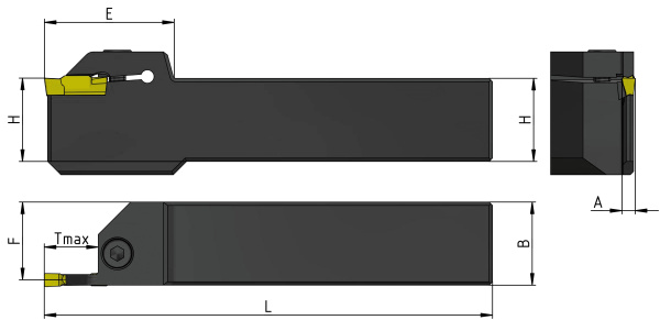 Резец для отрезания, продольного и поперечного точения 20х20х125 TTEL2020-5 левый «Русский Инструмент» (РИ) Резец для отрезания, продольного и поперечного точения 20х20х125 TTEL2020-5 левый «Русский Инструмент» (РИ)