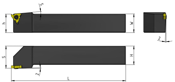 Резец для обработки наружных канавок, продольного, поперечного и профильного точения 12х12х100 JSTGL1212-H16 левый «Русский Инструмент» (РИ) Резец для обработки наружных канавок, продольного, поперечного и профильного точения 12х12х100 JSTGL1212-H16 левый «Русский Инструмент» (РИ)