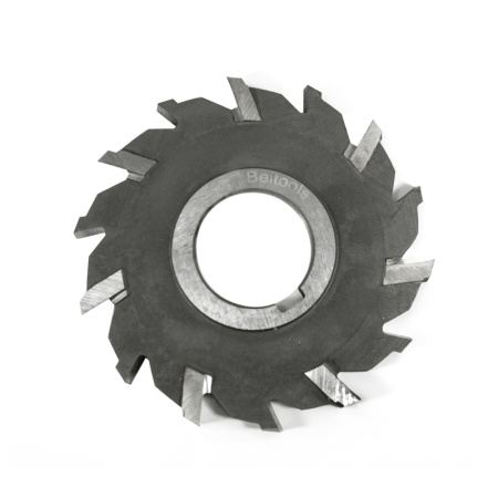 Фреза трехсторонняя 100х8х32 Z=14 тип 2 HSS разнонаправленный зуб ГОСТ 28527-90 Beltools Фреза трехсторонняя 100х8х32 Z=14 тип 2 HSS разнонаправленный зуб ГОСТ 28527-90 Beltools