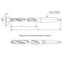 Сверло 6,2х86х167 Р18 к/х КМ1 длинное ГОСТ 12121-77 ХЗТМ им. Малышева Сверло 6,2х86х167 Р18 к/х КМ1 длинное ГОСТ 12121-77 ХЗТМ им. Малышева