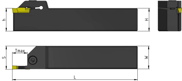 Резец для отрезания, продольного и поперечного точения 16х16х100 MGEHL1616-2 левый «Русский Инструмент» (РИ) Резец для отрезания, продольного и поперечного точения 16х16х100 MGEHL1616-2 левый «Русский Инструмент» (РИ)