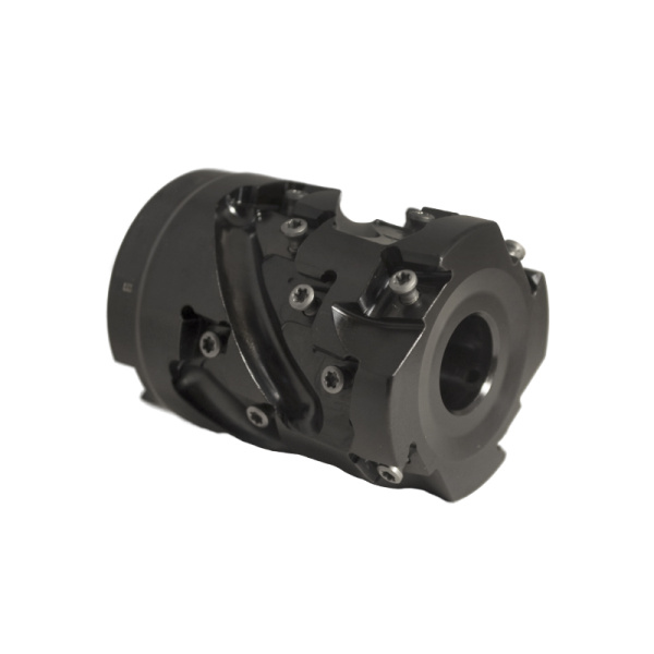 Фреза торцово-цилиндрическая насадная 63x42x70 "кукуруза" с механическим креплением тангенциально расположенных 4гр пл-н LNHQ 1206 Z=4 dпос=27 AH590-R063.42.04.A27 «Русский Инструмент» (РИ)