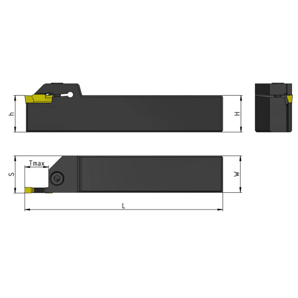 Резец для отрезания, продольного и поперечного точения 16х16х100 MGEHL1616-1.5 левый «Русский Инструмент» (РИ) Резец для отрезания, продольного и поперечного точения 16х16х100 MGEHL1616-1.5 левый «Русский Инструмент» (РИ)