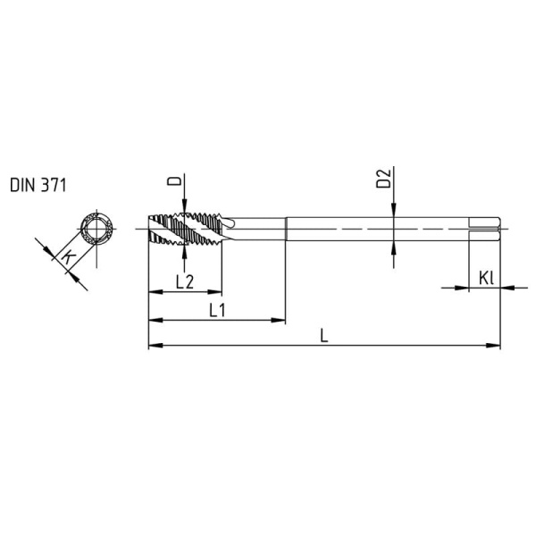 Метчик М6х1 машинно-ручной 6H Р6М5К5 глухой TiN винтовой L=80мм DIN371 TBT00206100 Beltools Метчик М6х1 машинно-ручной 6H Р6М5К5 глухой TiN винтовой L=80мм DIN371 TBT00206100 Beltools