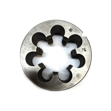 Плашка дюймовая 2'' 4,5 ниток BSW D=90мм резьба Уитворта Московский завод "Фрезер" Плашка дюймовая 2'' 4,5 ниток BSW D=90мм резьба Уитворта Московский завод "Фрезер"