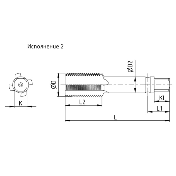Метчик М6х0,75 машинно-ручной Р6М5 глухой исп2 ГОСТ 3266-81 Beltools Метчик М6х0,75 машинно-ручной Р6М5 глухой исп2 ГОСТ 3266-81 Beltools