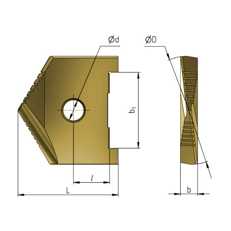 Сверло перовое (пластина) 36 Р6М5 по металлу TiN 2000-1218 ГОСТ 25526-82 Beltools Сверло перовое (пластина) 36 Р6М5 по металлу TiN 2000-1218 ГОСТ 25526-82 Beltools