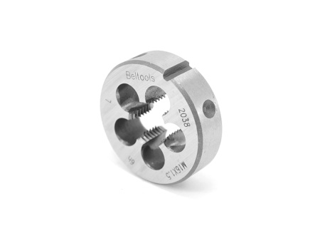 Плашка М16х1,5 6h левая D=45мм (2650-2044) Beltools Плашка М16х1,5 6h левая D=45мм (2650-2044) Beltools