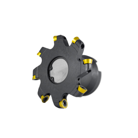 Фреза дисковая 80х10х27 R=5 с механическим креплением круглых пл-н RDEW 10T3MOT Z=8 СОЖ AS100-R080.10.08.A27.C NOX «Русский Инструмент» (РИ)