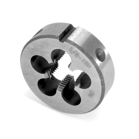 Плашка дюймовая 5/8'' 18 ниток UNF D=45мм Beltools Плашка дюймовая 5/8'' 18 ниток UNF D=45мм Beltools