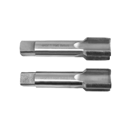 Метчик М40х1,5 машинно-ручной Р6М5 2шт компл. исп1 ГОСТ 3266-81 Beltools Метчик М40х1,5 машинно-ручной Р6М5 2шт компл. исп1 ГОСТ 3266-81 Beltools