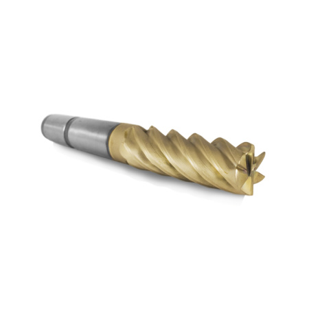 Фреза концевая 50х150х326 Р6М5К5 Z=6 к/х КМ5 износостойкое покрытие для высокопрочных трудообрабатываемых и титановых сплавов без центрового отверстия до хв-ка 185мм ТУ 2.035.0223131.159-90 Фреза концевая 50х150х326 Р6М5К5 Z=6 к/х КМ5 износостойкое покрытие для высокопрочных трудообрабатываемых и титановых сплавов без центрового отверстия до хв-ка 185мм ТУ 2.035.0223131.159-90