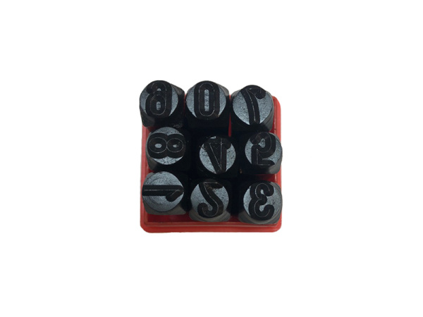 Клеймо цифровое 5 сталь 9 шт Клеймо цифровое 5 сталь 9 шт