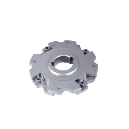 Фреза трехсторонняя 100х13х27 с механическим креплением 4гр пл-н с тан. креплением ZNHX T6 Z=8 (2х4) AS490-100.13.04.D27 «Русский Инструмент» (РИ)