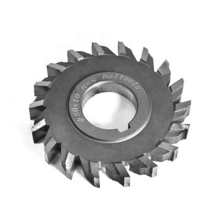 Фреза трехсторонняя 80х10х27 Z=18 тип 1 HSS прямой зуб ГОСТ 28527-90 Beltools Фреза трехсторонняя 80х10х27 Z=18 тип 1 HSS прямой зуб ГОСТ 28527-90 Beltools