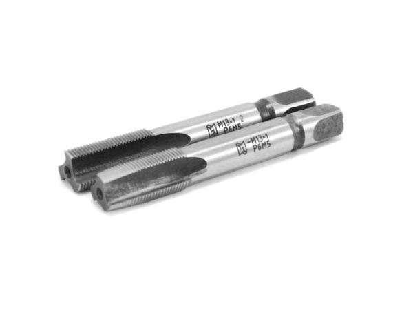 Метчик М13х1 машинно-ручной Р6М5 2шт компл. L=80мм исп2 Запорожский ИЗ