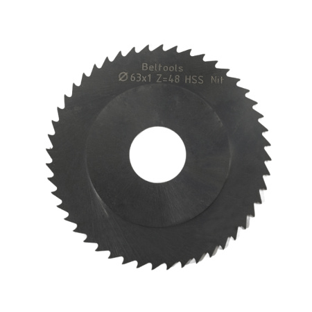 Фреза прорезная 63х1х16 Z=48 тип 2 со ступицей, без ш/п HSS Nit ГОСТ 2679-93 Beltools Фреза прорезная 63х1х16 Z=48 тип 2 со ступицей, без ш/п HSS Nit ГОСТ 2679-93 Beltools