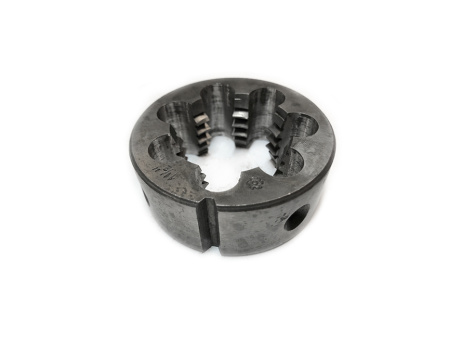 Плашка дюймовая 1 1/2'' 6 ниток BSW D=65мм резьба Уитворта Московский завод "Фрезер" Плашка дюймовая 1 1/2'' 6 ниток BSW D=65мм резьба Уитворта Московский завод "Фрезер"