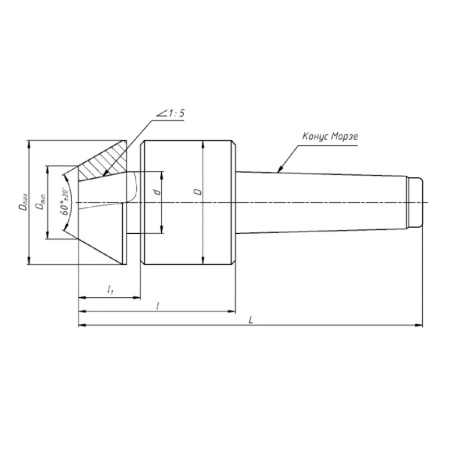 Центр станочный вращающийся Б-5-У грибковый (D180-240) Beltools Центр станочный вращающийся Б-5-У грибковый (D180-240) Beltools